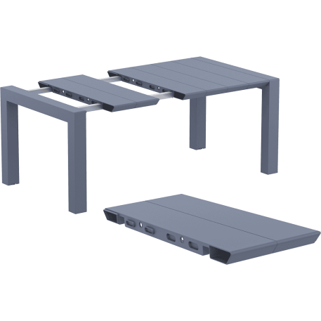 Стіл Siesta Vegas 100-140 Dark Grey4