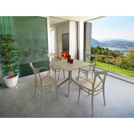 Стіл Siesta Sky Table 80 Taupe6