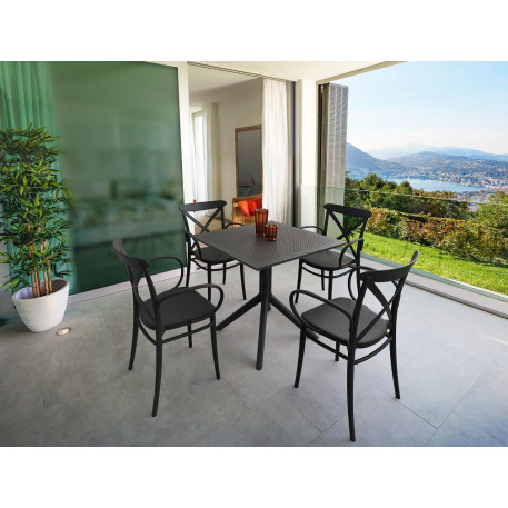Стіл Siesta Sky Table 80 Black6