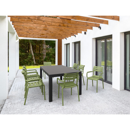 Стіл Siesta Atlantic Table 140/210 Taupe9
