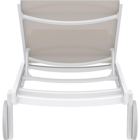 Шезлонг Siesta Casablanca White Taupe4