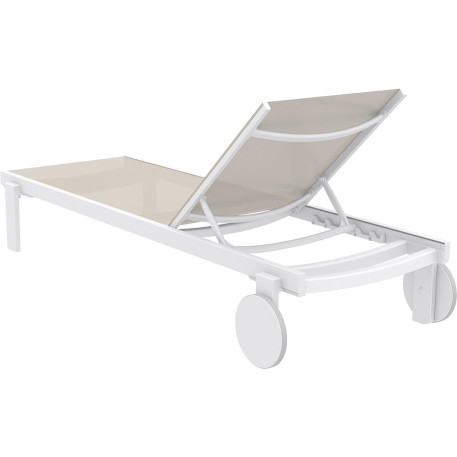 Шезлонг Siesta Casablanca White Taupe3