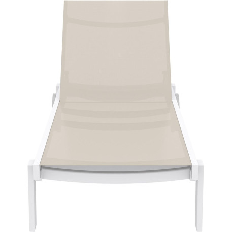 Шезлонг Siesta Casablanca White Taupe2
