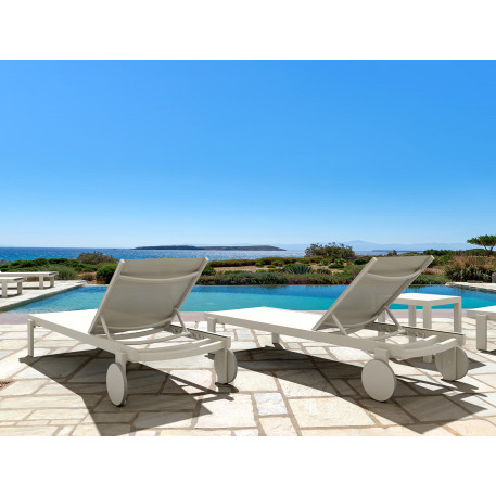 Шезлонг Siesta Casablanca White9