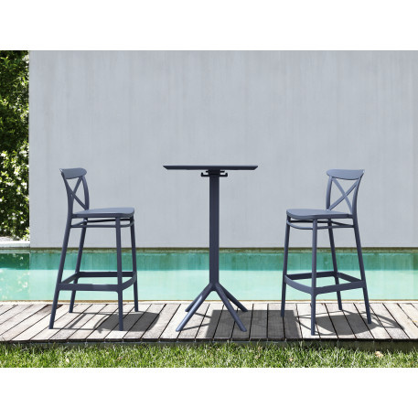 Стул Siesta Cross Bar 75 Dark Grey8