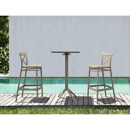Стул Siesta Cross Bar 75 Dark Grey11