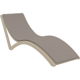 Подушка для шезлонга Siesta Slim Light brown 