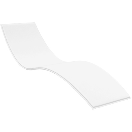 Подушка для шезлонга Siesta Slim White1