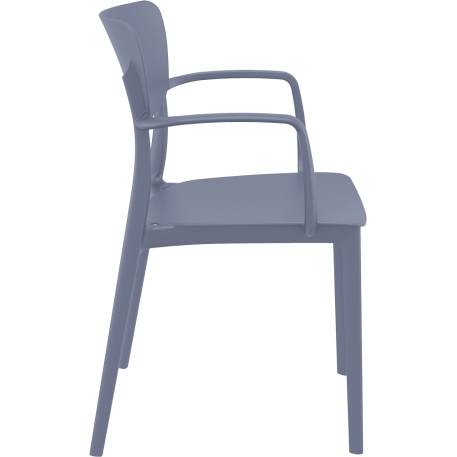 Стілець Siesta Lisa Dark Grey1