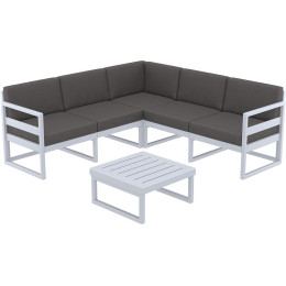 Комплект меблів для тераси Siesta Mykonos Lounge Corner Set Gray Сірий