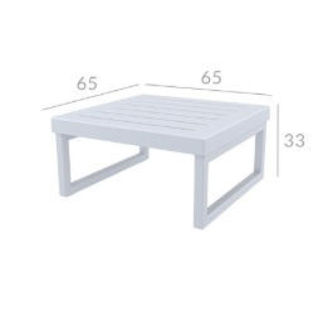 Комплект меблів для тераси Siesta Mykonos Lounge Corner Set White Білий7
