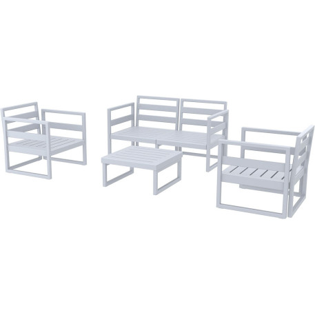 Комплект меблів для тераси Siesta Mykonos Lounge Set Gray Сірий7