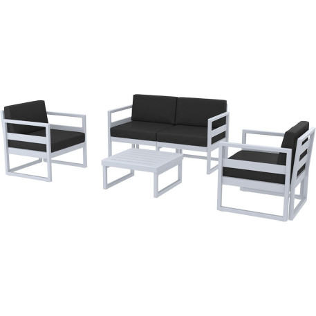 Комплект меблів для тераси Siesta Mykonos Lounge Set Gray Сірий1