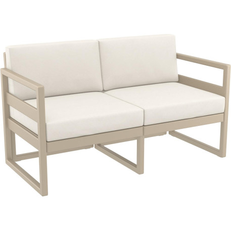 Комплект меблів для тераси Siesta Mykonos Lounge Set Taupe Бежевий3