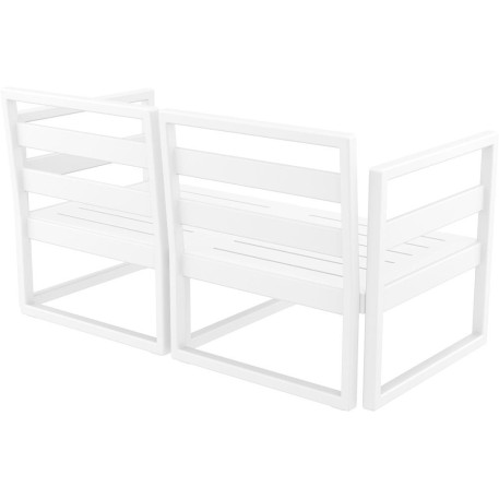 Комплект меблів для тераси Siesta Mykonos Lounge Set White Білий7