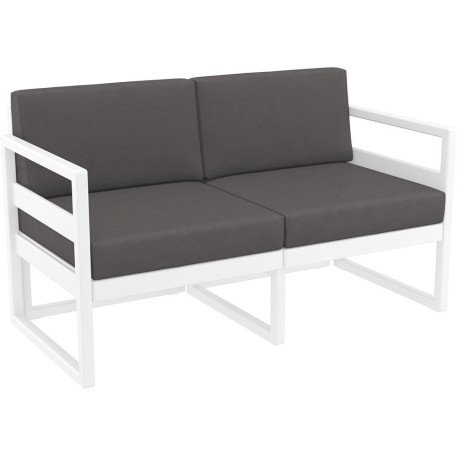 Комплект меблів для тераси Siesta Mykonos Lounge Set White Білий3