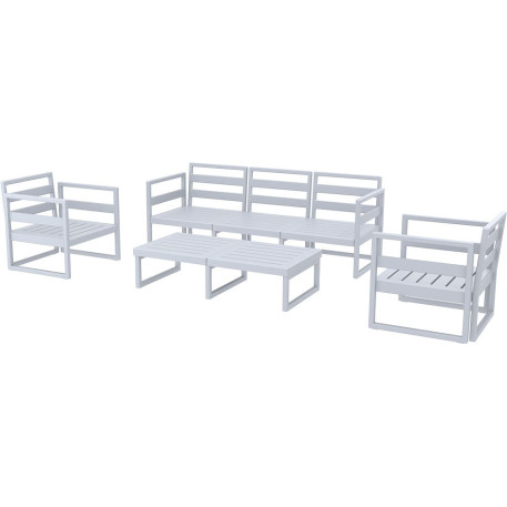 Комплект меблів для тераси Siesta Mykonos Lounge Set XL Gray Сірий11