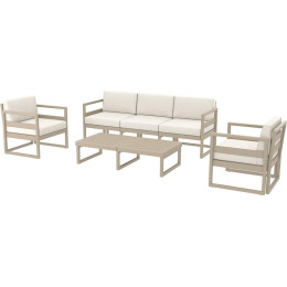 Комплект меблів для тераси Siesta Mykonos Lounge Set XL Taupe Бежевий