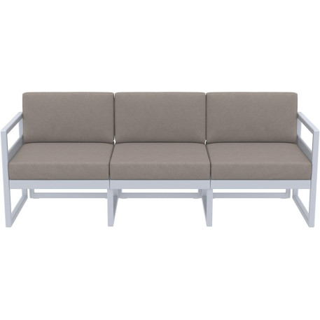 Комплект меблів для тераси Siesta Mykonos Lounge Set XL Gray Сірий8
