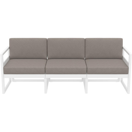 Комплект меблів для тераси Siesta Mykonos Lounge Set XL White Білий2