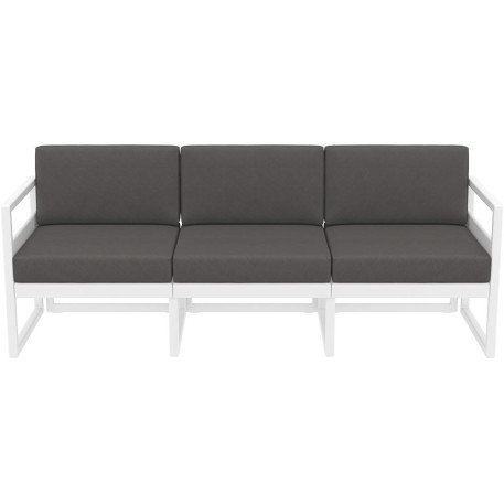 Комплект меблів для тераси Siesta Mykonos Lounge Set XL White Білий4