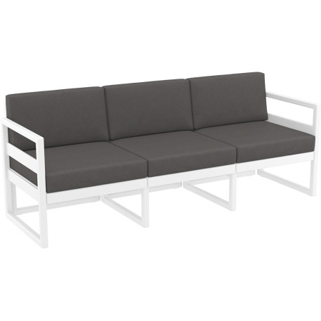 Комплект меблів для тераси Siesta Mykonos Lounge Set XL White Білий5