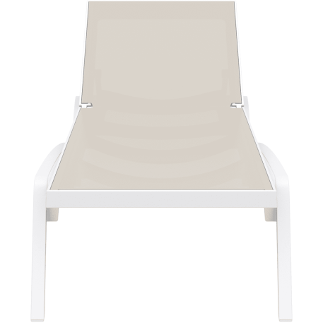 Комплект із 2 шезлонгів Siesta Pacific +  Стіл Siesta Ocean Side Table - White Taupe5