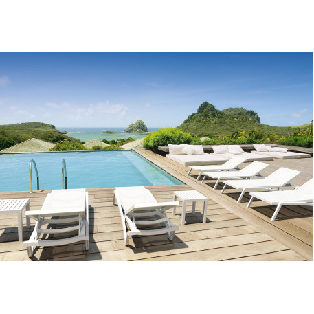 Шезлонг Siesta Pacific White White8