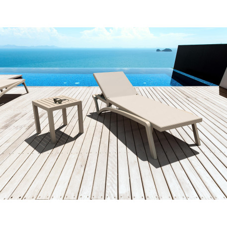 Шезлонг Siesta Pacific Taupe Taupe6