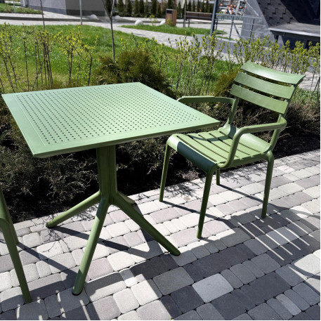 Комплект меблів для кафе Siesta Paris with Sky 70 Olive Green2