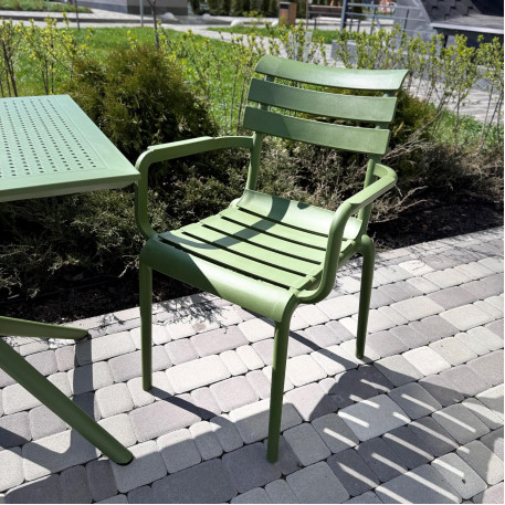 Комплект меблів для кафе Siesta Paris with Sky 70 Olive Green4