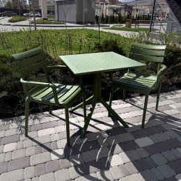 Комплект меблів для кафе Siesta Paris with Sky 70 Olive Green