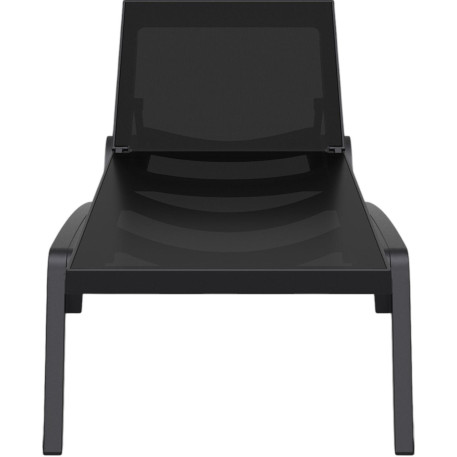 Шезлонг Siesta Pacific Black Black2