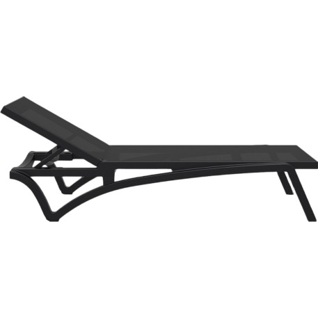 Шезлонг Siesta Pacific Black Black1