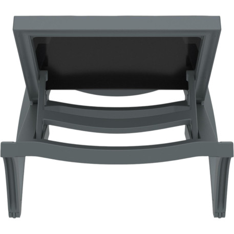 Шезлонг Siesta Pacific Dark Grey Black4