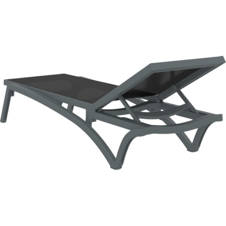Шезлонг Siesta Pacific Dark Grey Black3
