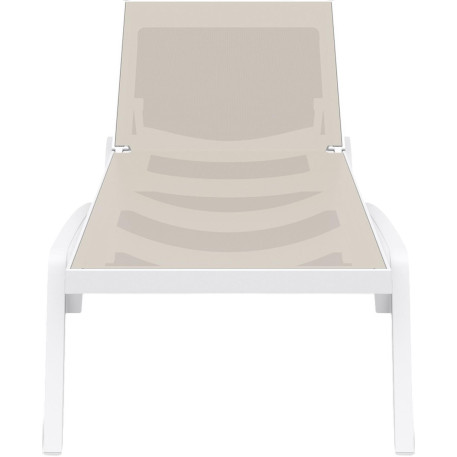 Шезлонг Siesta Pacific White Taupe2