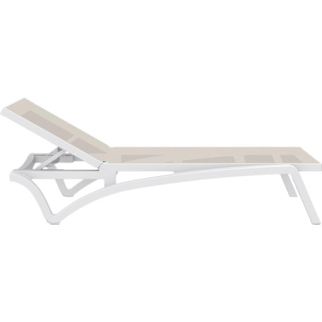 Шезлонг Siesta Pacific White Taupe1
