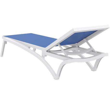 Шезлонг Siesta Pacific White Blue3