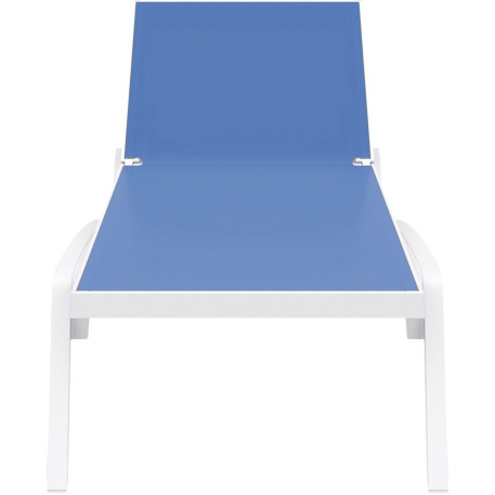 Шезлонг Siesta Pacific White Blue2