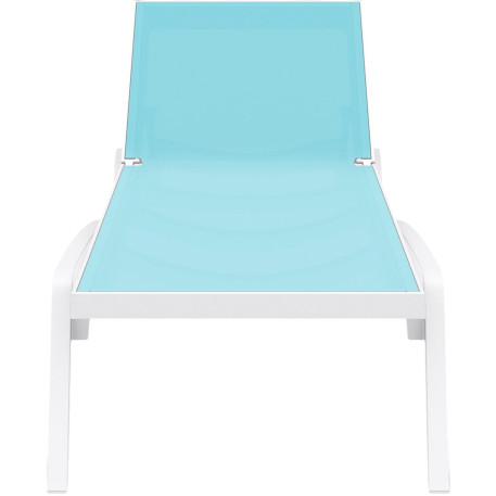 Шезлонг Siesta Pacific White Turqouise2