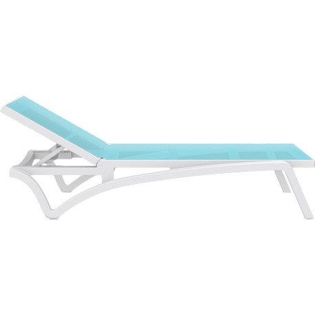 Шезлонг Siesta Pacific White Turqouise1