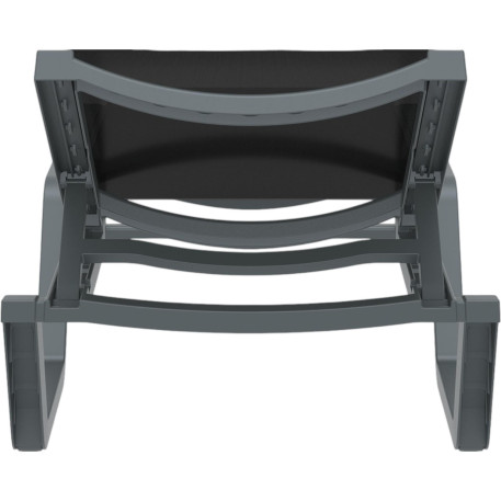 Шезлонг Siesta Rio Dark Grey Black4