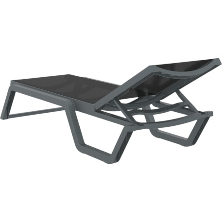 Шезлонг Siesta Rio Dark Grey Black3