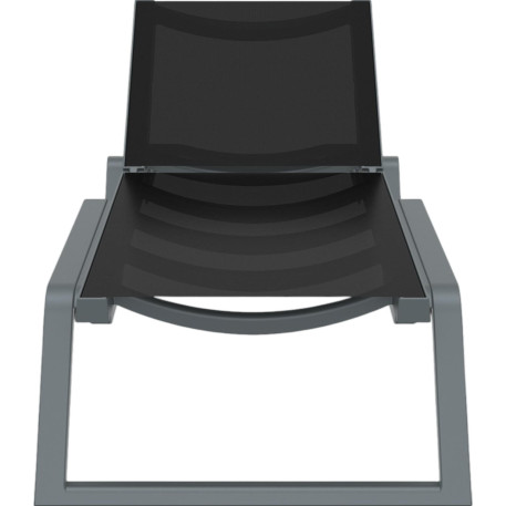 Шезлонг Siesta Rio Dark Grey Black2