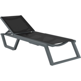 Шезлонг Siesta Rio Dark Grey Black