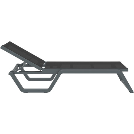 Шезлонг Siesta Rio Dark Grey Black1