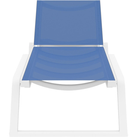 Шезлонг Siesta Rio White Blue2