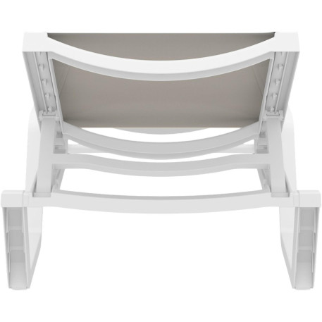 Шезлонг Siesta Rio White Taupe4
