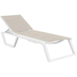 Шезлонг Siesta Rio White Taupe